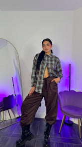 Pantalone suede
