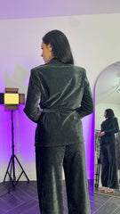 Tailleur Velvet antracite