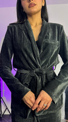 Tailleur Velvet antracite