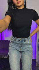 Maglia corta nera