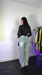 Jeans Balloon con strass