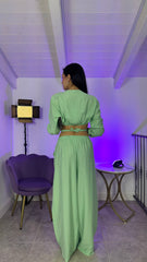 Coordinato Hawaii verde