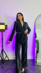 Tailleur Velvet antracite