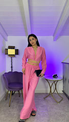 Coordinato Hawaii rosa