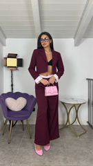 Tailleur Camicia Bordeaux